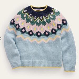 Mini Boden Fair Isle Sweater 4 / 5T